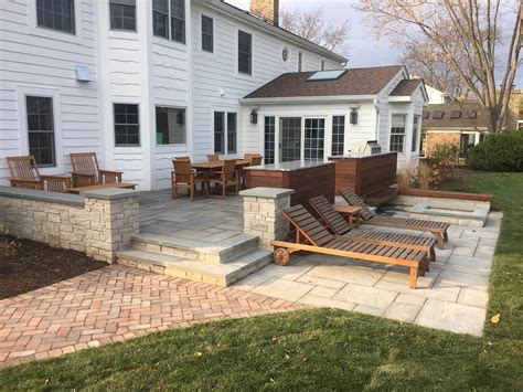 stone paver deck